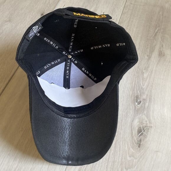 Marines Baseball Cap USAAmerican Flag Embroidered Washed Cotton Sunhat Black New - Picture 9 of 10